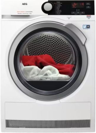 Сушильная машина AEG T7DBE48S - купить онлайн, цена 90 870 ₽, стоимость доставки по МСК и РФ от 300 рублей, заказать сейчас! Сушильная машина AEG T7DBE48S купить за 90 870 ₽ в Москве с доставкой по РФ