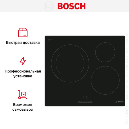 Индукционная варочная панель Bosch PUJ611BB5E купить за 70&nbsp;000.13 ₽ в Москве с доставкой по РФ