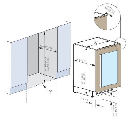 Винный шкаф Fhiaba UCW602TP купить за 499&nbsp;999 ₽ в Москве с доставкой по РФ