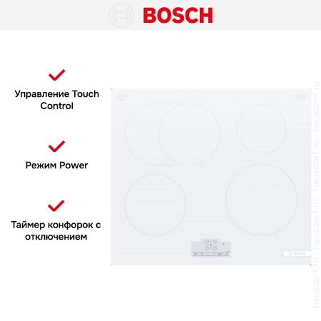 Индукционная варочная панель Bosch PIF612BB1E купить за 77&nbsp;340.46 ₽ в Москве с доставкой по РФ