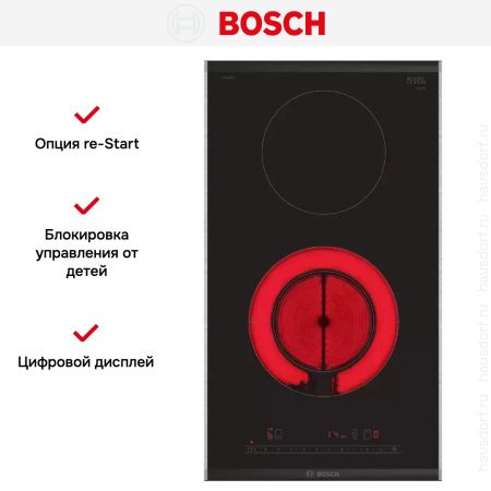 Варочная панель Bosch PKF375FP2E купить за 45&nbsp;380.19 ₽ в Москве с доставкой по РФ
