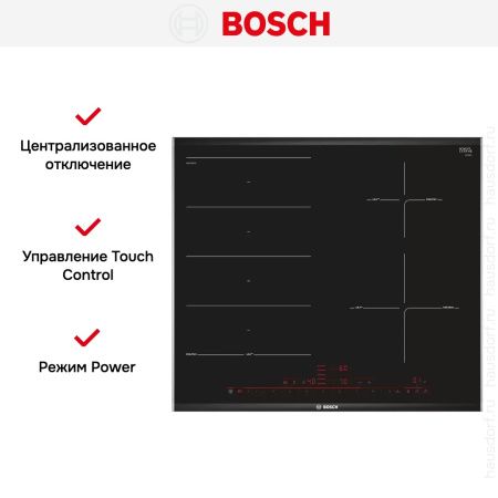 Варочная панель Bosch PXE675DC1E купить за 129&nbsp;999 ₽ в Москве с доставкой по РФ