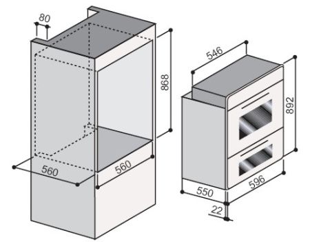 Духовой шкаф Ilve 201-NMP A купить за 299&nbsp;999 ₽ в Москве с доставкой по РФ