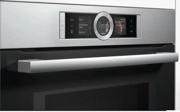 Компактный духовой шкаф Bosch CMG656BS1 - купить за 190&nbsp;800.27 ₽ в Москве с доставкой по РФ