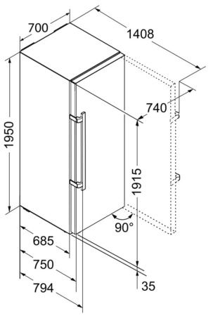 Морозильник Liebherr GN 5275 Premium NoFrost купить за 426&nbsp;790.10 ₽ в Москве с доставкой по РФ