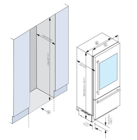 Винный шкаф Fhiaba KS8991TWT3 купить за 499&nbsp;999 ₽ в Москве с доставкой по РФ