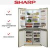 Многокамерный холодильник Sharp SJEX98FBE - купить онлайн, цена 264 990.41 ₽, стоимость доставки по МСК и РФ от 300 рублей, заказать сейчас! Многокамерный холодильник Sharp SJEX98FBE купить за 264 990.41 ₽ в Москве с доставкой по РФ