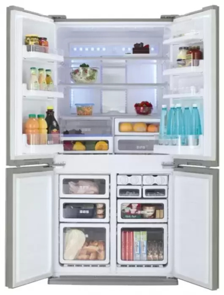 Многокамерный холодильник Sharp SJFP97VST - купить за 209&nbsp;990.50 ₽ в Москве с доставкой по РФ