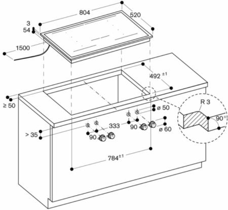 Варочная панель Gaggenau VI482113 купить за 129&nbsp;999 ₽ в Москве с доставкой по РФ