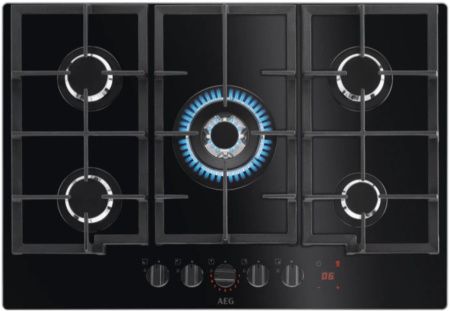 Варочная панель AEG HKB75450NB - купить онлайн, цена 81 990 ₽, стоимость доставки по МСК и РФ от 300 рублей, заказать сейчас! Варочная панель AEG HKB75450NB купить за 81 990 ₽ в Москве с доставкой по РФ