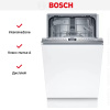 Встраиваемая посудомоечная машина Bosch SPV4HKX10E купить за 63&nbsp;090.42 ₽ в Москве с доставкой по РФ