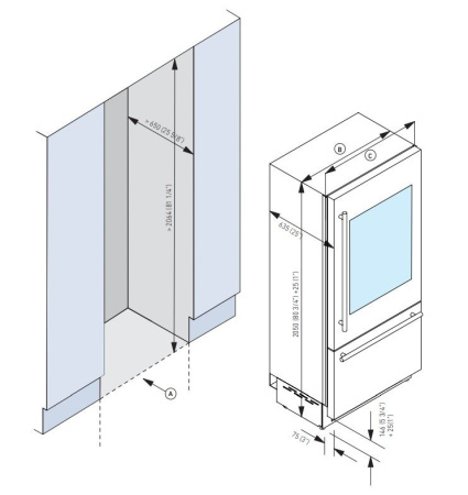 Винный шкаф Fhiaba KS5991TWT3 купить за 499&nbsp;999 ₽ в Москве с доставкой по РФ