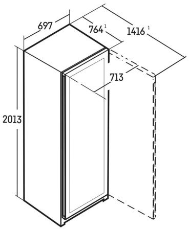 Винный шкаф Liebherr WPgbi 7473 Vinidor Selection купить за 715&nbsp;000.42 ₽ в Москве с доставкой по РФ