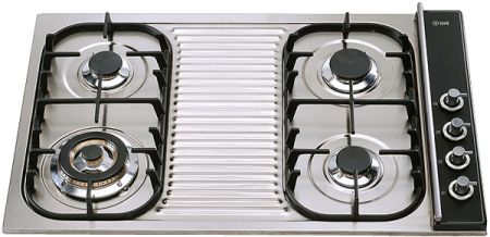 Варочная панель Ilve H380CNV Stainless-Steel - купить онлайн, цена 129 999 ₽, стоимость доставки по МСК и РФ от 300 рублей, заказать сейчас! Варочная панель Ilve H380CNV Stainless-Steel купить за 129 999 ₽ в Москве с доставкой по РФ