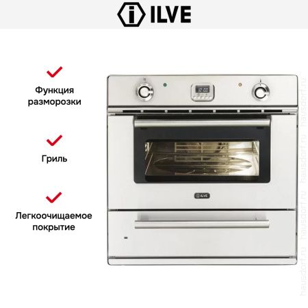 Духовой шкаф Ilve 600LZE4-WD - купить онлайн, цена 299 999 ₽, стоимость доставки по МСК и РФ от 300 рублей, заказать сейчас! Духовой шкаф Ilve 600LZE4-WD купить за 299 999 ₽ в Москве с доставкой по РФ