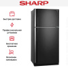 Двухкамерный холодильник Sharp SJXE59PMBK - купить онлайн, цена 174 990.22 ₽, стоимость доставки по МСК и РФ от 300 рублей, заказать сейчас! Двухкамерный холодильник Sharp SJXE59PMBK купить за 174 990.22 ₽ в Москве с доставкой по РФ