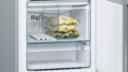 Холодильник с нижней морозильной камерой BOSCH KGN56VI20R - купить онлайн, цена 225 000.23 ₽, стоимость доставки по МСК и РФ от 300 рублей, заказать сейчас! Холодильник с нижней морозильной камерой BOSCH KGN56VI20R купить за 225 000.23 ₽ в Москве с доставкой по РФ