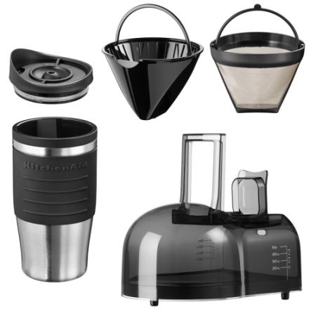 Кофеварка KitchenAid 5KCM0402EOB - купить онлайн, цена 290 000 ₽, стоимость доставки по МСК и РФ от 300 рублей, заказать сейчас! Кофеварка KitchenAid 5KCM0402EOB купить за 290 000 ₽ в Москве с доставкой по РФ