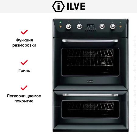 Духовой шкаф Ilve 200B-MMP графит - купить онлайн, цена 299 999 ₽, стоимость доставки по МСК и РФ от 300 рублей, заказать сейчас! Духовой шкаф Ilve 200B-MMP графит купить за 299 999 ₽ в Москве с доставкой по РФ