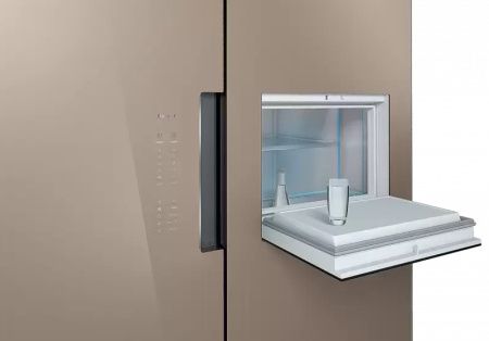 Двухкамерный холодильник Side-by-Side BOSCH KAH92LQ25R купить за 79&nbsp;999 ₽ в Москве с доставкой по РФ