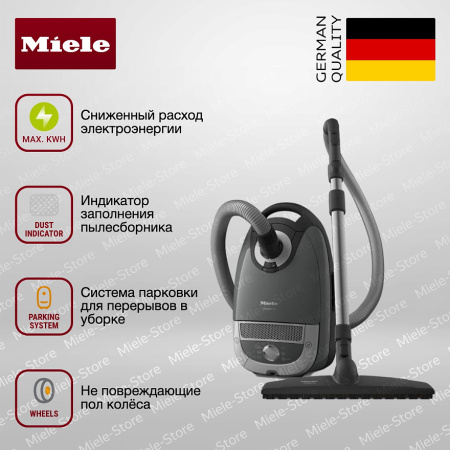 Пылесос Miele SFRF5 Complete C2 Parquet XL Graphite Grey купить за 45&nbsp;900 ₽ в Москве с доставкой по РФ