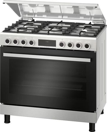 Газовая кухонная плита BOSCH HGX5G7W50Q - купить онлайн, цена 131 220.30 ₽, стоимость доставки по МСК и РФ от 300 рублей, заказать сейчас! Газовая кухонная плита BOSCH HGX5G7W50Q купить за 131 220.30 ₽ в Москве с доставкой по РФ