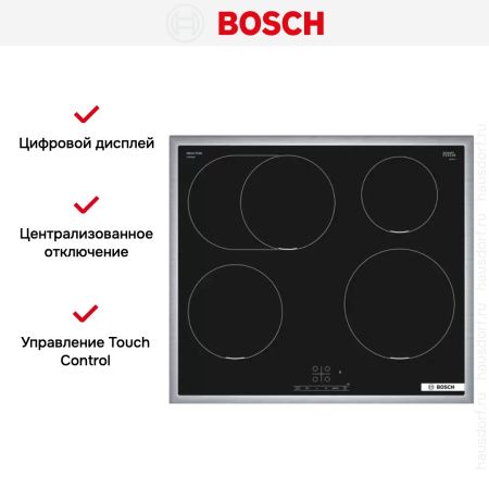 Индукционная варочная панель Bosch PIF645BB5E купить за 111&nbsp;250.34 ₽ в Москве с доставкой по РФ