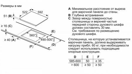 Индукционная варочная панель BOSCH PVQ611FC5E купить за 126&nbsp;000.48 ₽ в Москве с доставкой по РФ