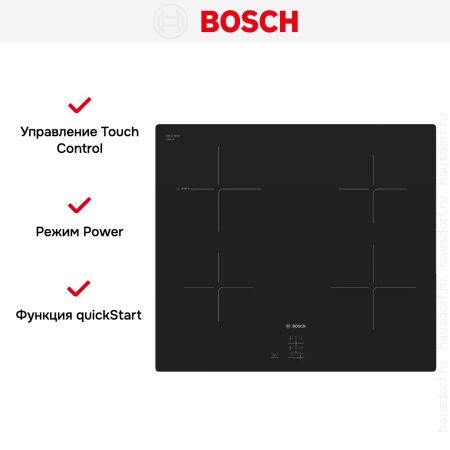 Варочная панель Bosch PUG61KAA5E купить за 40&nbsp;280.20 ₽ в Москве с доставкой по РФ