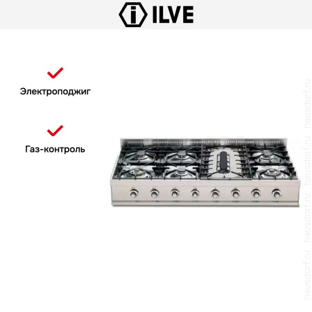 Варочная панель Ilve HP120-7D купить за 129&nbsp;999 ₽ в Москве с доставкой по РФ