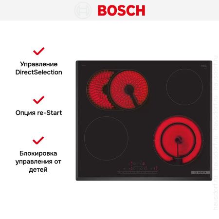 Варочная панель Bosch PKN651FP2E купить за 60&nbsp;000.10 ₽ в Москве с доставкой по РФ