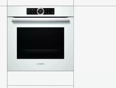 Духовой шкаф Bosch HBG 672BW1F купить за 189&nbsp;810.20 ₽ в Москве с доставкой по РФ