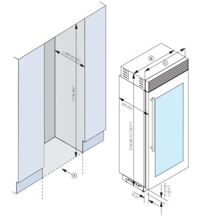 Винный шкаф Fhiaba XS8990FW6 - купить онлайн, цена 499 999 ₽, стоимость доставки по МСК и РФ от 300 рублей, заказать сейчас! Винный шкаф Fhiaba XS8990FW6 купить за 499 999 ₽ в Москве с доставкой по РФ