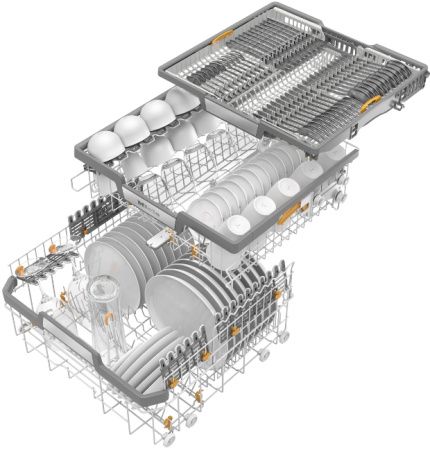 Встраиваемая посудомоечная машина Miele G 7975 SCVi XXL купить за 376&nbsp;200 ₽ в Москве с доставкой по РФ