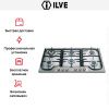 Варочная панель Ilve H906CNV/X - купить онлайн, цена 129 999 ₽, стоимость доставки по МСК и РФ от 300 рублей, заказать сейчас! Варочная панель Ilve H906CNV/X купить за 129 999 ₽ в Москве с доставкой по РФ