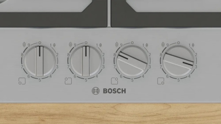 Газовая варочная панель Bosch PCP6A5I90 - купить онлайн, цена 20 000 ₽, стоимость доставки по МСК и РФ от 300 рублей, заказать сейчас! Газовая варочная панель Bosch PCP6A5I90 купить за 20 000 ₽ в Москве с доставкой по РФ