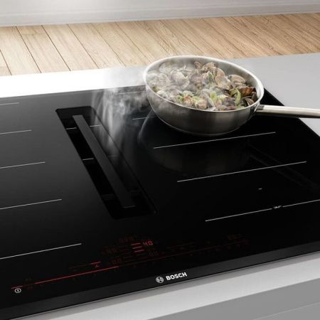 Индукционная варочная панель с интегрированной вытяжкой BOSCH PXX821D66E купить за 350&nbsp;985.29 ₽ в Москве с доставкой по РФ