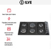 Варочная панель Ilve H392CV - купить онлайн, цена 129 999 ₽, стоимость доставки по МСК и РФ от 300 рублей, заказать сейчас! Варочная панель Ilve H392CV купить за 129 999 ₽ в Москве с доставкой по РФ