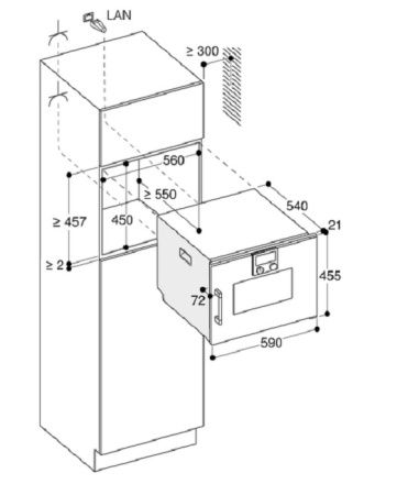 Встраиваемая пароварка Gaggenau BSP220111 купить за в Москве с доставкой по РФ