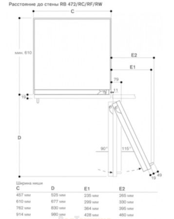 Встраиваемый морозильник Gaggenau RF471304 купить за 199&nbsp;999 ₽ в Москве с доставкой по РФ
