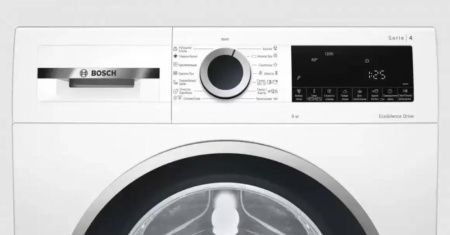 Стиральная машина с фронтальной загрузкой BOSCH WGA142X6OE купить за 178&nbsp;200.13 ₽ в Москве с доставкой по РФ