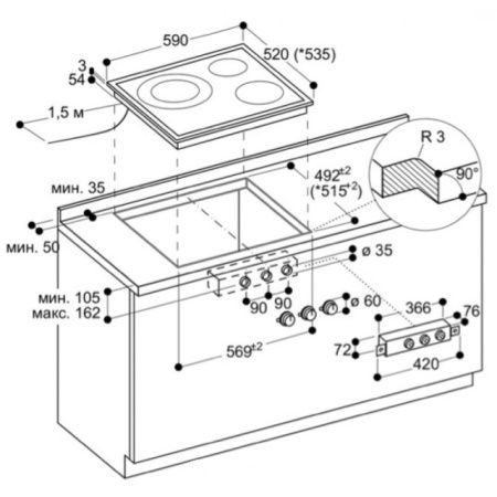 Варочная панель Gaggenau VI 481-110 купить за 129&nbsp;999 ₽ в Москве с доставкой по РФ