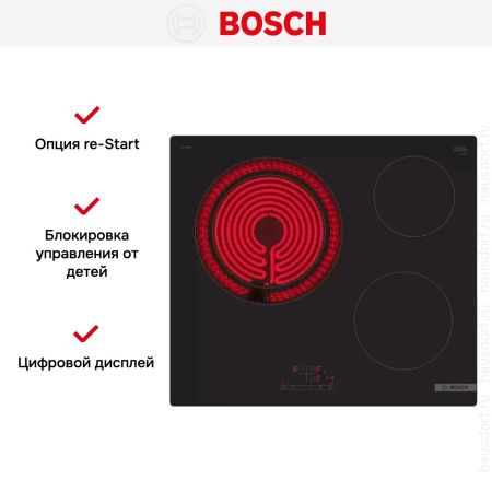 Электрическая варочная панель Bosch PKK611BB2E купить за 62&nbsp;500.37 ₽ в Москве с доставкой по РФ