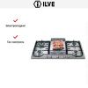 Варочная панель Ilve H90FCV/ X - купить онлайн, цена 129 999 ₽, стоимость доставки по МСК и РФ от 300 рублей, заказать сейчас! Варочная панель Ilve H90FCV/ X купить за 129 999 ₽ в Москве с доставкой по РФ