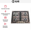 Варочная панель Ilve H60CNV окрашен под медь купить за 129&nbsp;999 ₽ в Москве с доставкой по РФ