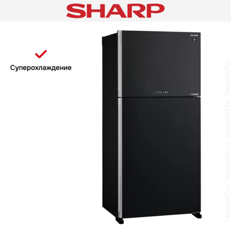 Двухкамерный холодильник Sharp SJ-XG 60 PMBK купить за 204&nbsp;990.50 ₽ в Москве с доставкой по РФ
