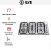 Варочная панель Ilve H39PCV/ IX купить за 129&nbsp;999 ₽ в Москве с доставкой по РФ