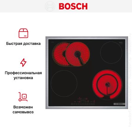 Электрическая варочная панель Bosch PKN645FP2E купить за 45&nbsp;210.45 ₽ в Москве с доставкой по РФ
