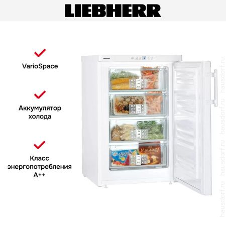 Морозильник Liebherr GP 1376 Premium купить за 41&nbsp;380.41 ₽ в Москве с доставкой по РФ