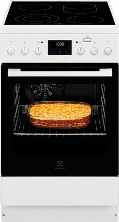 Электрическая плита Electrolux RKR560205W - купить онлайн, цена 44 230 ₽, стоимость доставки по МСК и РФ от 300 рублей, заказать сейчас! Электрическая плита Electrolux RKR560205W купить за 44 230 ₽ в Москве с доставкой по РФ